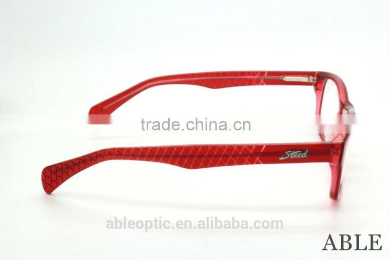 2015 hotselling Colored students acetate hand made spectacles optical frames eyewear eyeglasses