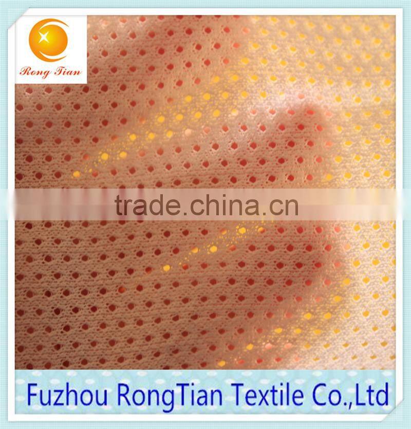 100 polyeser low elastic yarn dyed starry mesh fabric for clothing