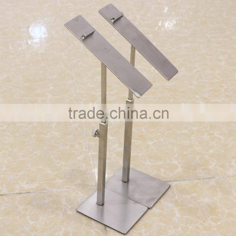 Portable adjust metal shoe store display racks