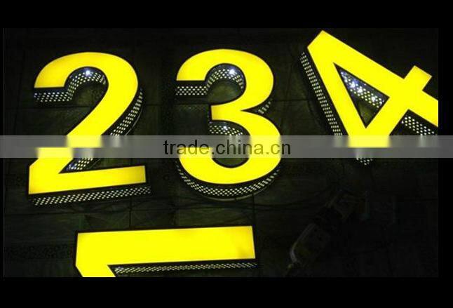Front lit led letter sign lighted acrylic letter building letter sign