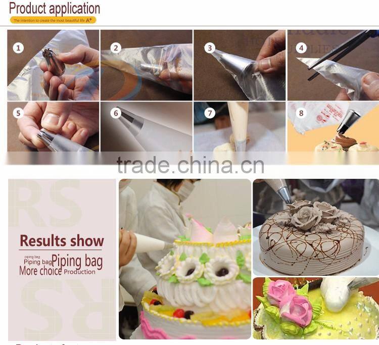 Dessert decorators disposable plastic cake tools cartoon piping bag