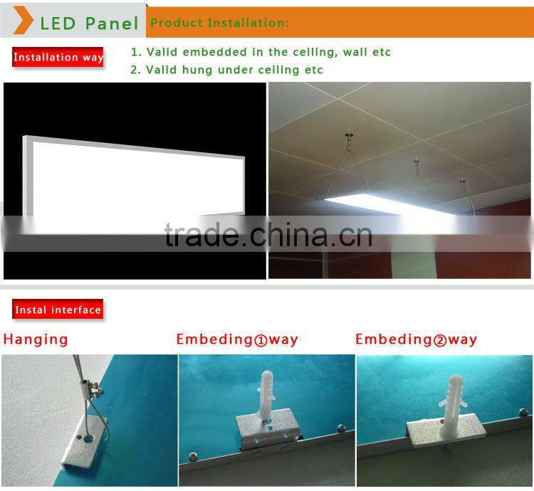 CE RoHs approved indoor decoration 1200x300mm inlay panel led light