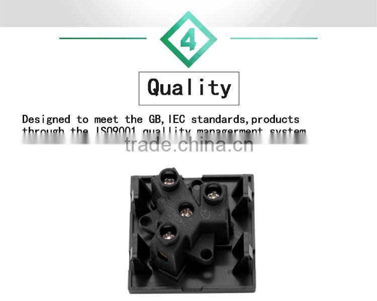 Square Internetional standard output socket