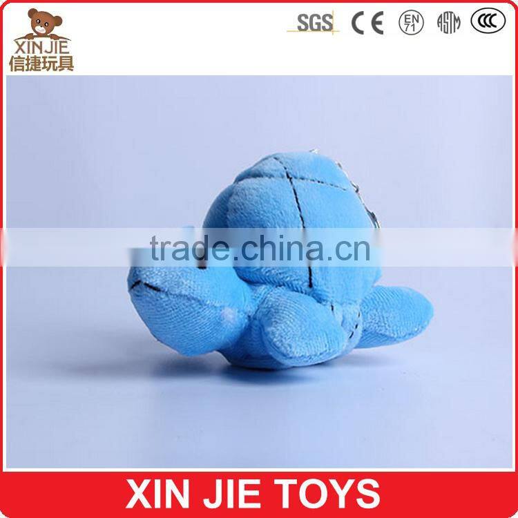 soft turtle keychain custom plush sea animal keychain 5inch soft turtle pendant