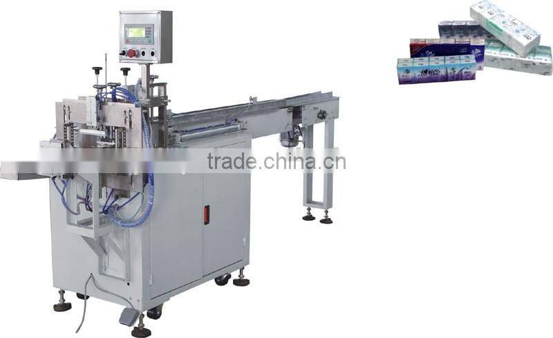 High speed handkerchief tissue multi bags packaging machine