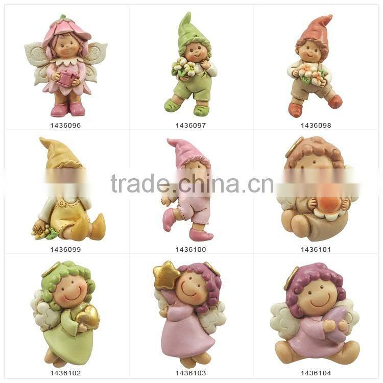 Decorative Magnets Resin Elf Garden Statues
