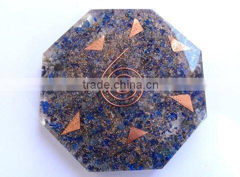 Yellow Jasper Orgone Karuna Reiki Set : Orgonit Manufacture India