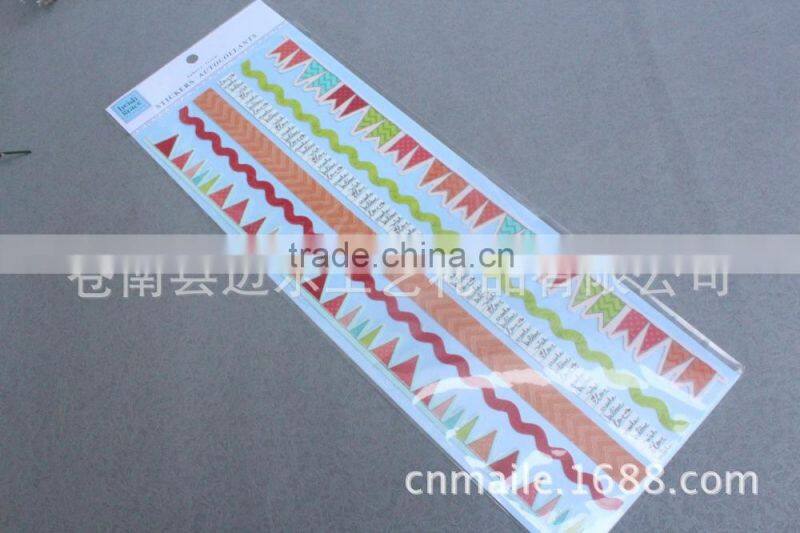 die cut diy decor cup lace pvc wall sticker