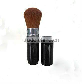 metal retractable makeup powder/foundation/blush brush