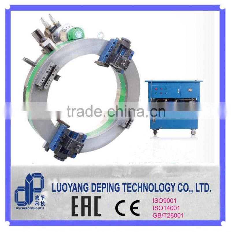pipe cutting and beveling machine for pipeline use