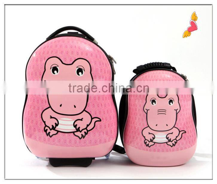 kids luggage animal kids trolley school bag 17''&13''kids luggage