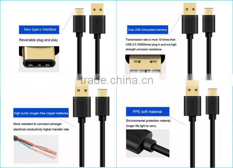 Gold Plated Hi-Speed USB 2.0 Type A to Micro-B Cable