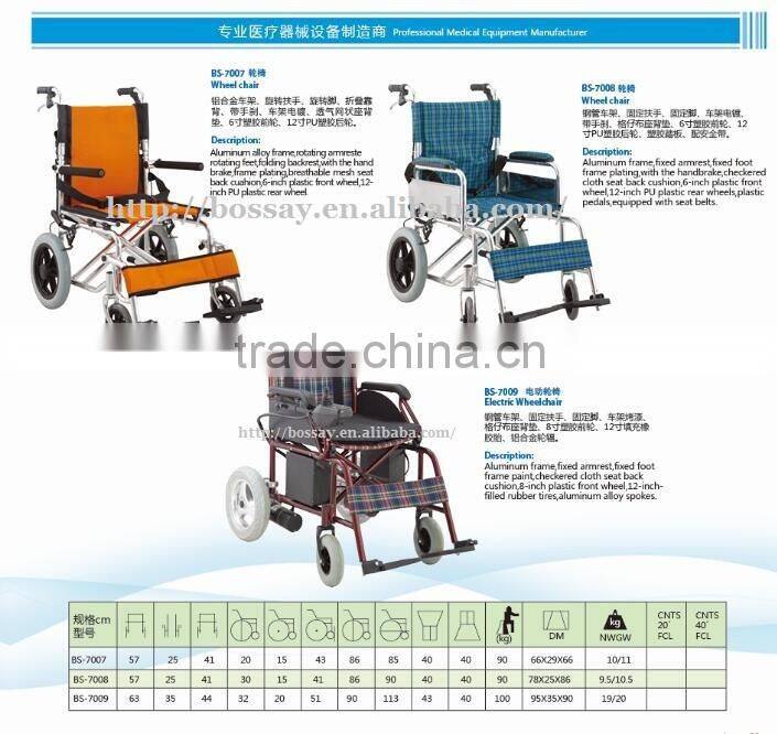 China factory manal wheelchair