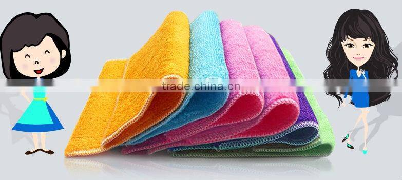 bamboo fiber dish kitchen cleaing towel colorful 003