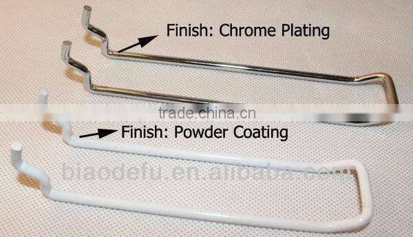 Metal Double Wire Pegboard Hook