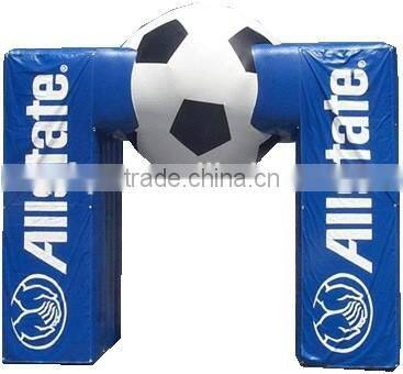 Customized inflatable soccer goal for sale