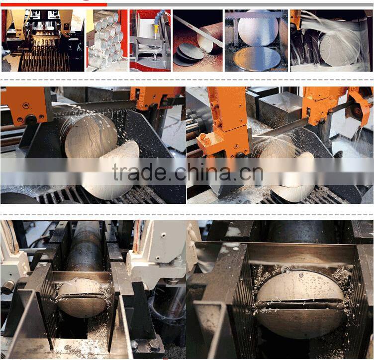 China manufacture precision NC band sawing machine for cutting long bar