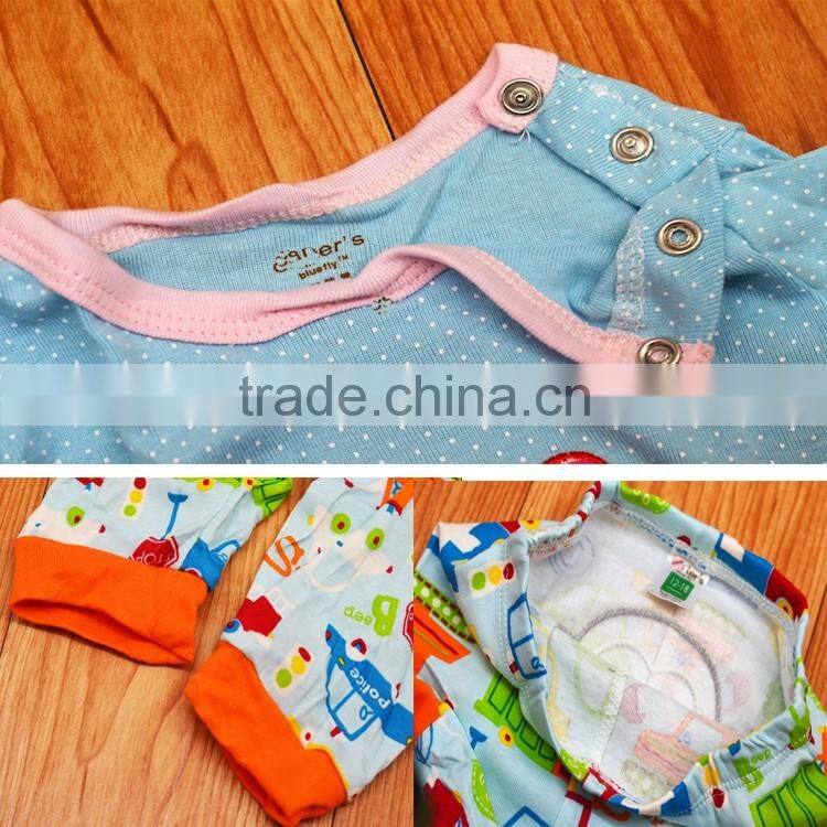 baby clothes fashion printed long sleeve baby boy clothing sets