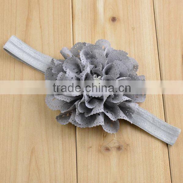 stretch korean wavy shape chiffon making baby headbands