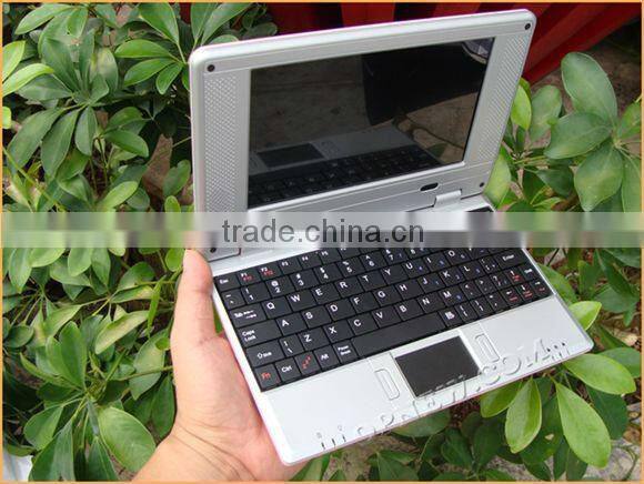 7" Dual Core Cheap LAPTOP Computer Netbook Notebook PC with Android 4.4 WM8880 Dual Core cpu HDM Camera OPNEW 6 Colors in STOCK