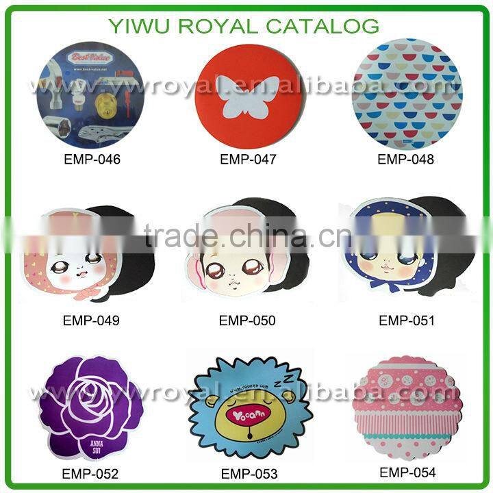 Custom Logo Printed Hard PVC Surface Best Mouse Mat