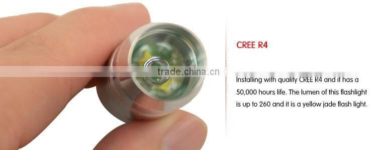 Jewelry pen torch xml R4 300lm 2 Modes warm light LED torch lights for identifying jade Identification
