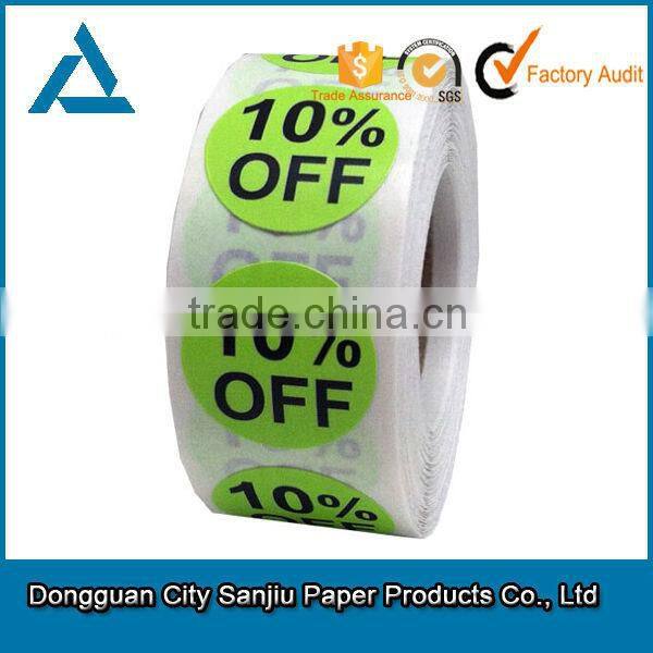 Customized black custom Dot note posted label	manufacturer