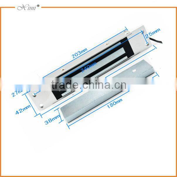 12V 24V swing gate electric lock magnetic door lock frameless glass door magnetic lock electric magnetic lock