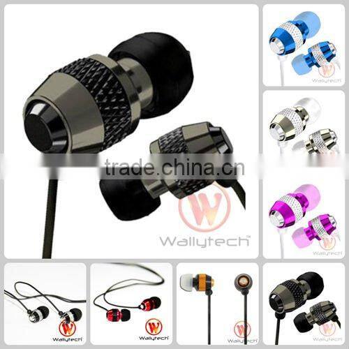 Wallytech Colorful Metal in-ear earphone