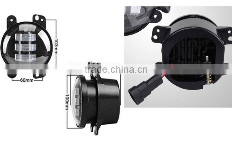 Devil eye 4" 30W fog light with angel eyes special for jeep