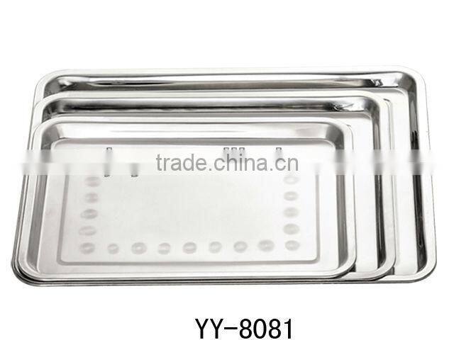 Stainelss Steel Serving Tray/Kitchenware