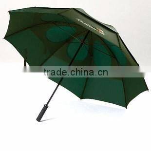 Manual open leading factory green big vanted 30 inch golf umbrella