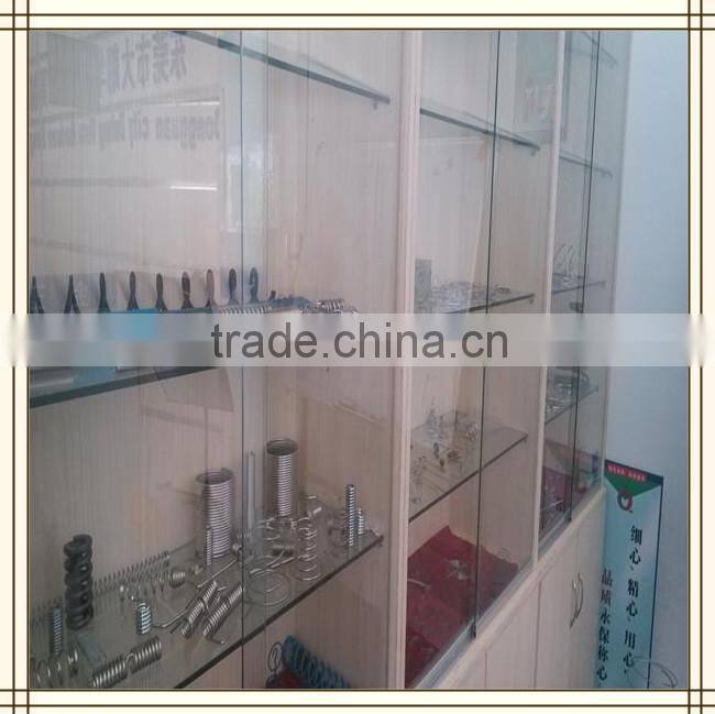 Black zinc plated tension spring