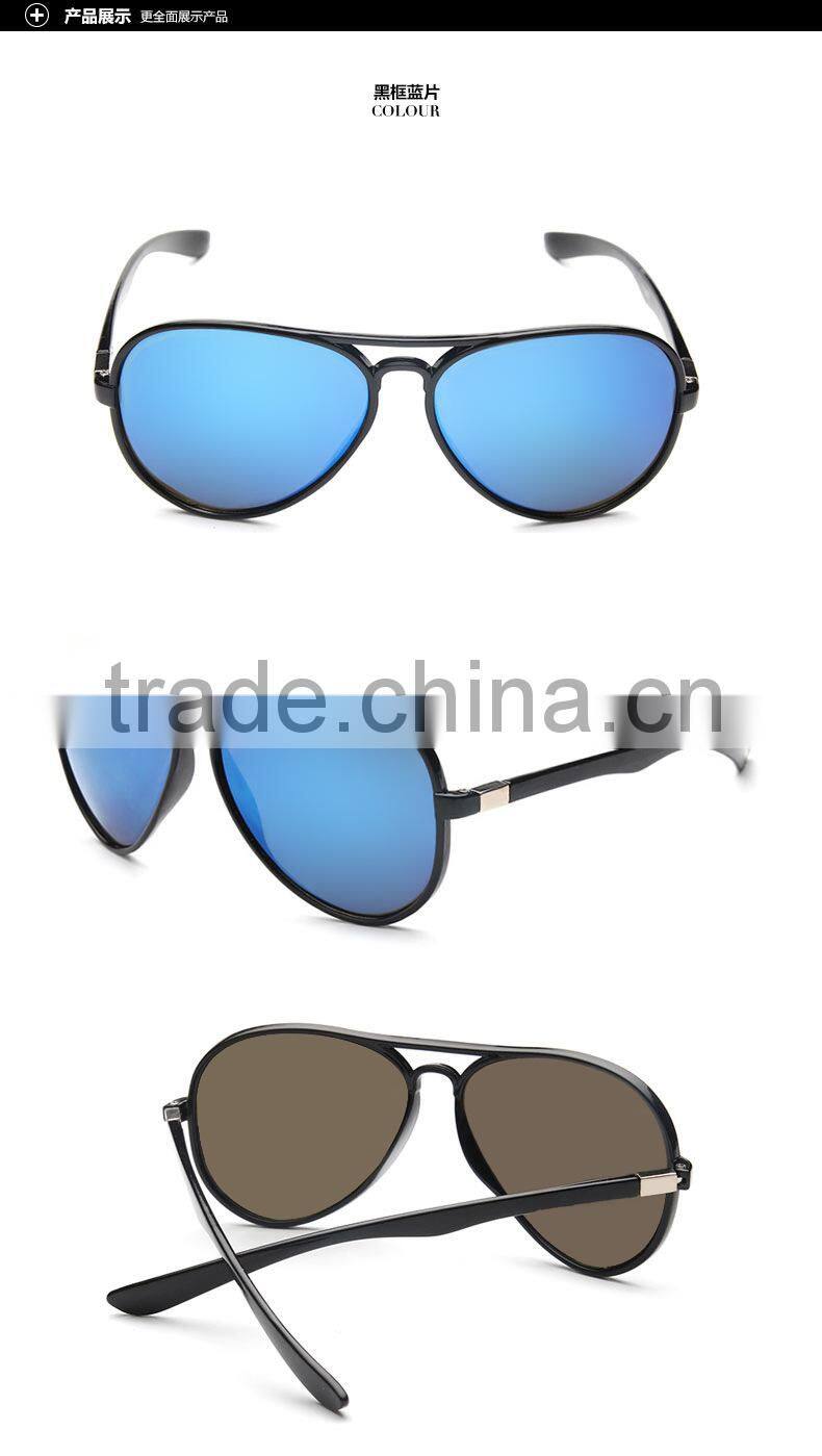 New product fashion sunglasses with color film wholesale