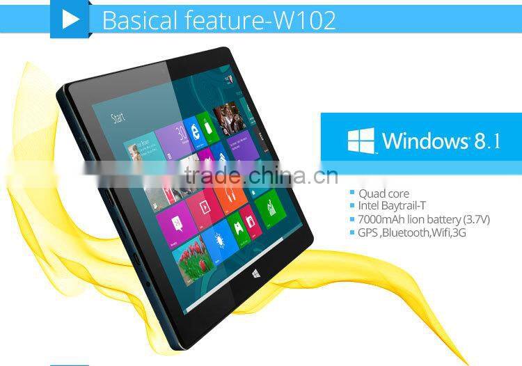 Quad core tablet 10 inch 2GB ram 32GB intel win8 tablet pc price China