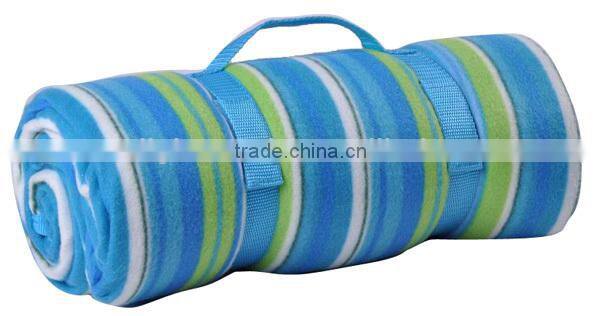 100% polyester blanket/ cheap picnic blanket