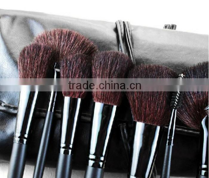 Black Popular High Quality 8 Piece Makeup Brush Set
