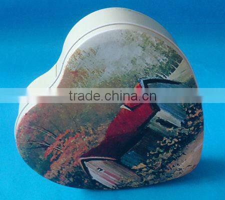 Heart Shaped Chocolate Tin Box wholesale