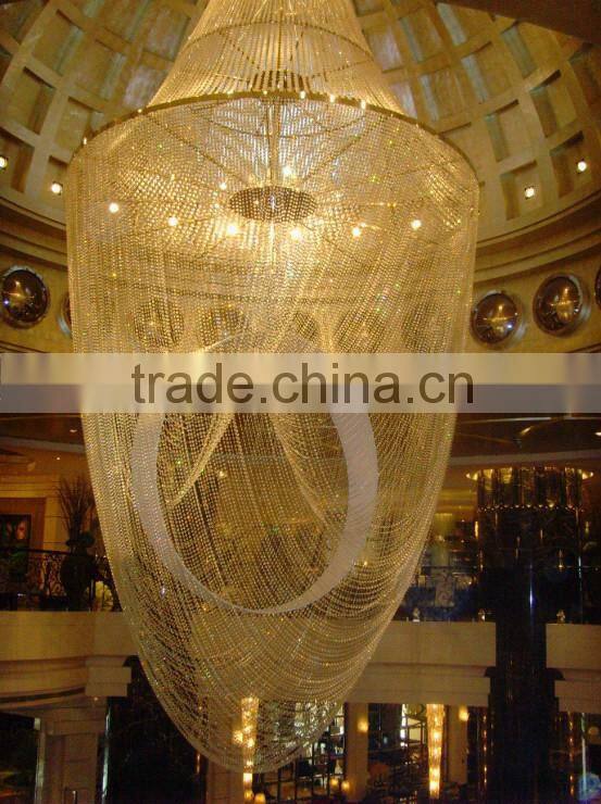 customized hotel modern pendant light,hotel large pendant lamp