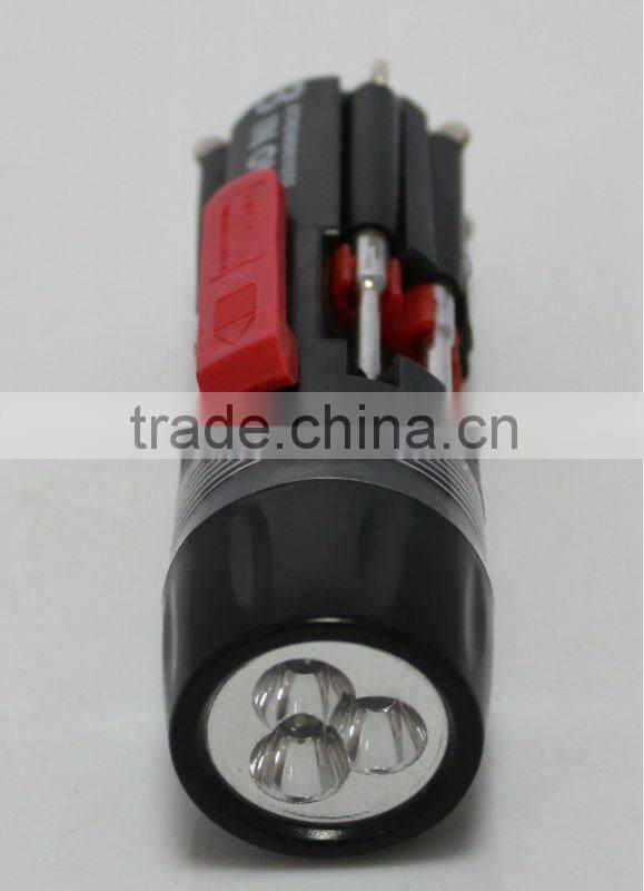 8 in 1 Screwdriver with Torch