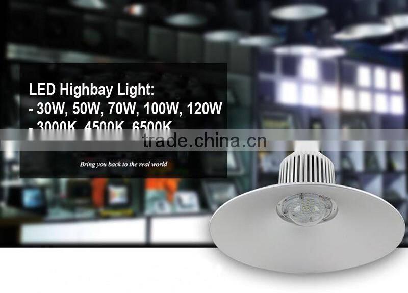 High Efficiency 30w Led Highbay Lighting Low Junction Temperature