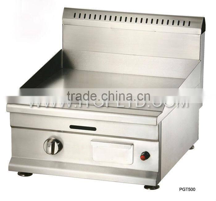 All flat all stainless steel counter top gas camping griddles