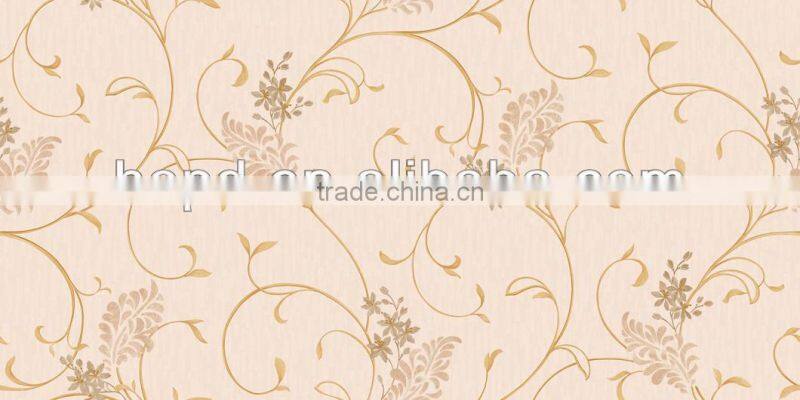Classic good wearability wallpaper with flower pattern