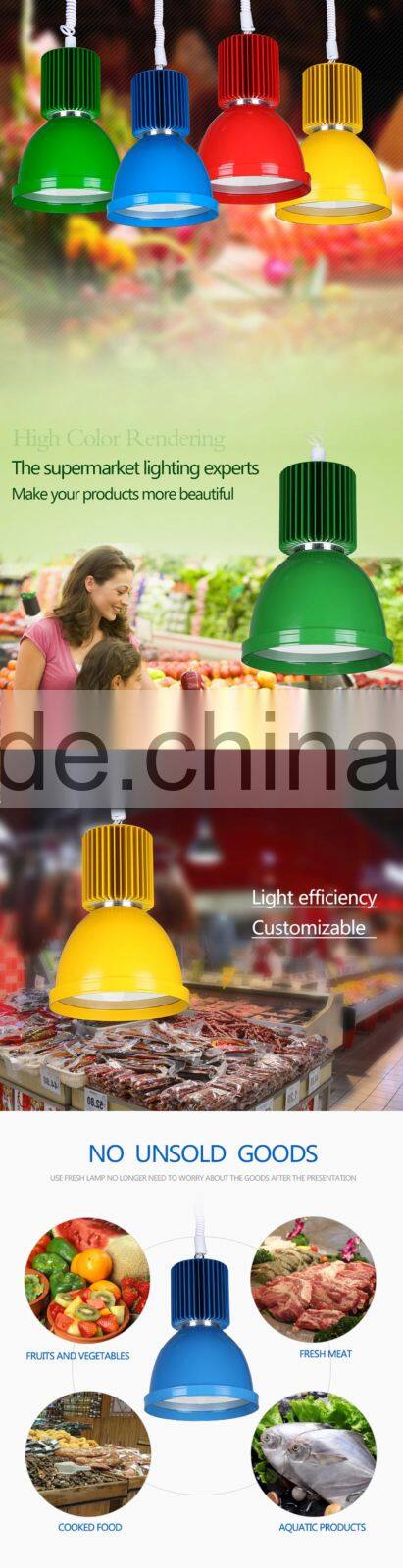 High Class Good Quality 20W 30W 50W LED High Bay Light Fresh Lamp for Dinning Room SupperMarket Fruits Meat Retail Fish Store