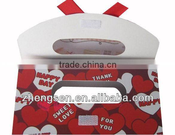 white paper bag with custom LOGO for promotion