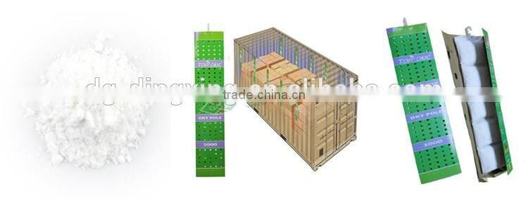Cargo Container desiccant for shipping Tissue Paper