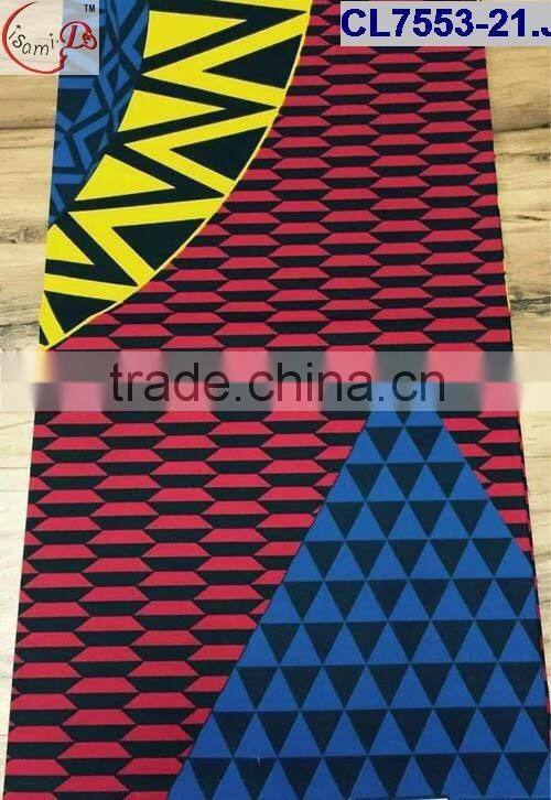CL7553(19-24) different pattern Africa cotton wax Jacquard style holland wax african wax print fashion wax fabric