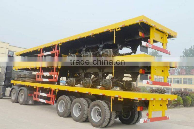Skeleton container transport semi trailer on sale