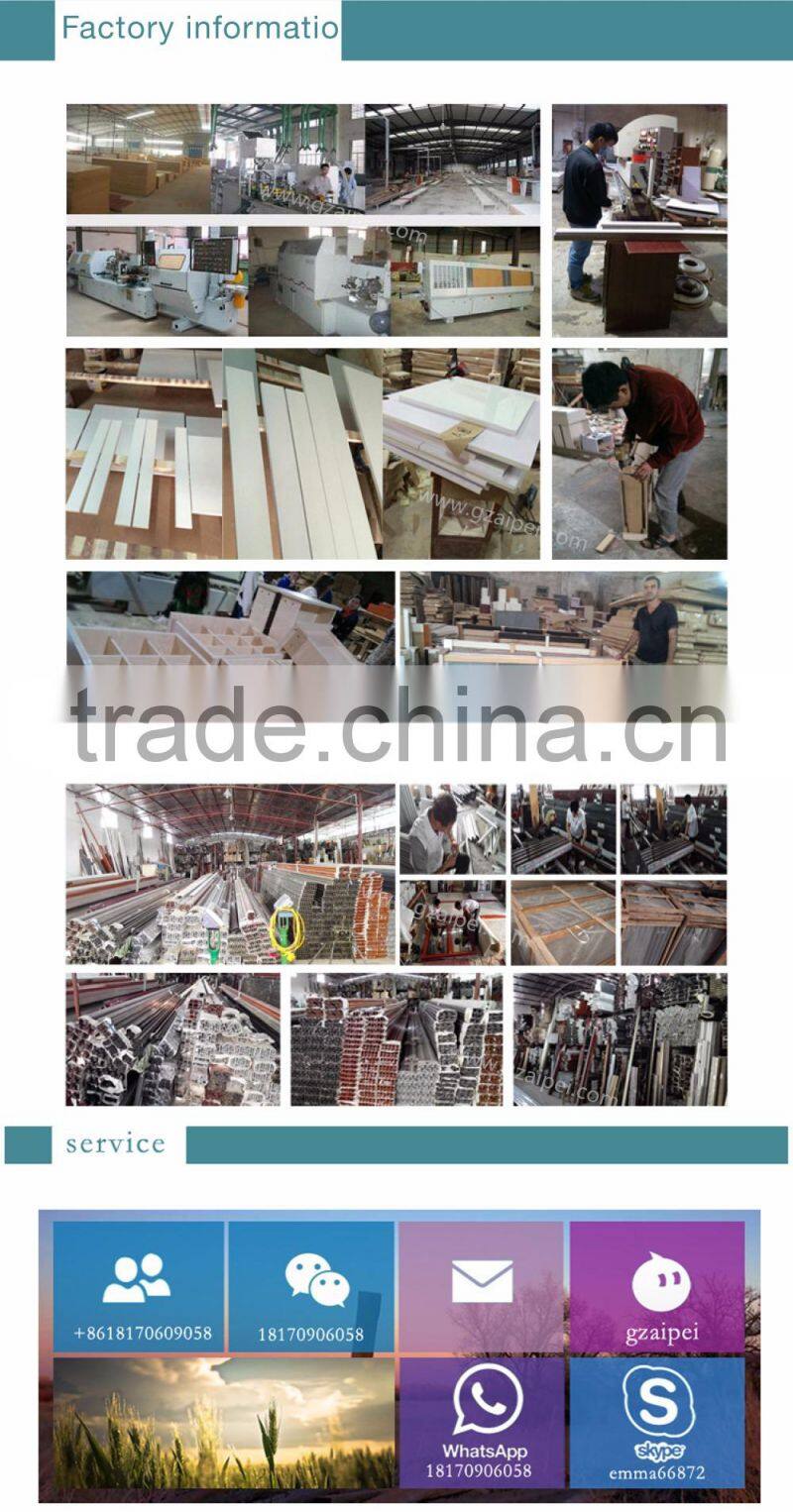 Royal Style wardrobe Furniture Bedroom PVC White Walk in Closet