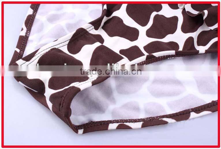 2014 kids girls swimwear/one piece leopard print children swimsuit with ruffle/sexy kids bikini girls bikini